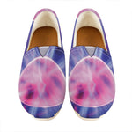 Purple Plasma Ball Print Casual Shoes
