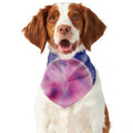 Purple Plasma Ball Print Dog Bandana
