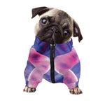 Purple Plasma Ball Print Dog Zip Up Jacket