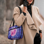 Purple Plasma Ball Print Double Strap Bible Bag