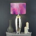 Purple Plasma Ball Print Drum Lamp Shade