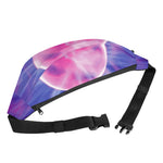 Purple Plasma Ball Print Fanny Pack