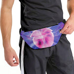 Purple Plasma Ball Print Fanny Pack