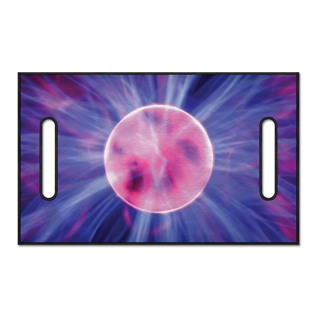 Purple Plasma Ball Print Golf Cart Seat Cover