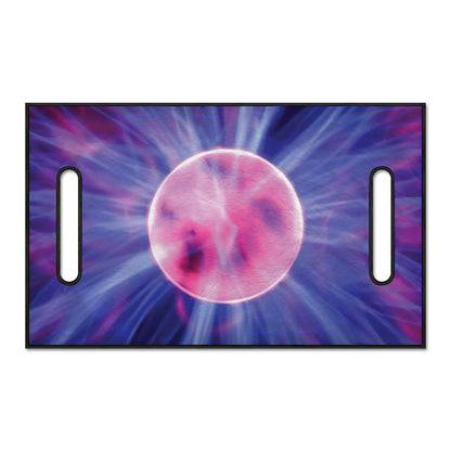 Purple Plasma Ball Print Golf Cart Seat Cover