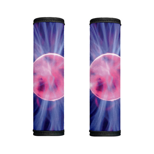 Purple Plasma Ball Print Handle Covers