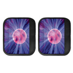 Purple Plasma Ball Print Handle Covers