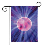 Purple Plasma Ball Print House Flag