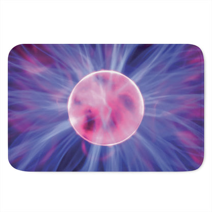 Purple Plasma Ball Print Indoor Door Mat