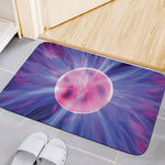 Purple Plasma Ball Print Indoor Door Mat