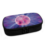 Purple Plasma Ball Print Insulin Cooler Travel Case