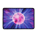 Purple Plasma Ball Print Kitchen Mat