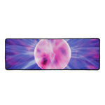 Purple Plasma Ball Print Long Kitchen Mat