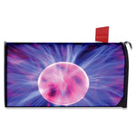 Purple Plasma Ball Print Mailbox Cover
