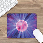 Purple Plasma Ball Print Mouse Pad