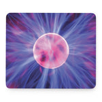Purple Plasma Ball Print Mouse Pad
