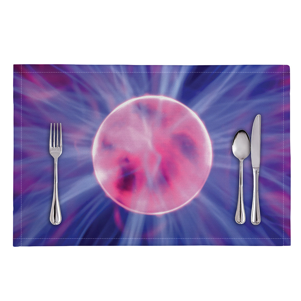 Purple Plasma Ball Print Placemat