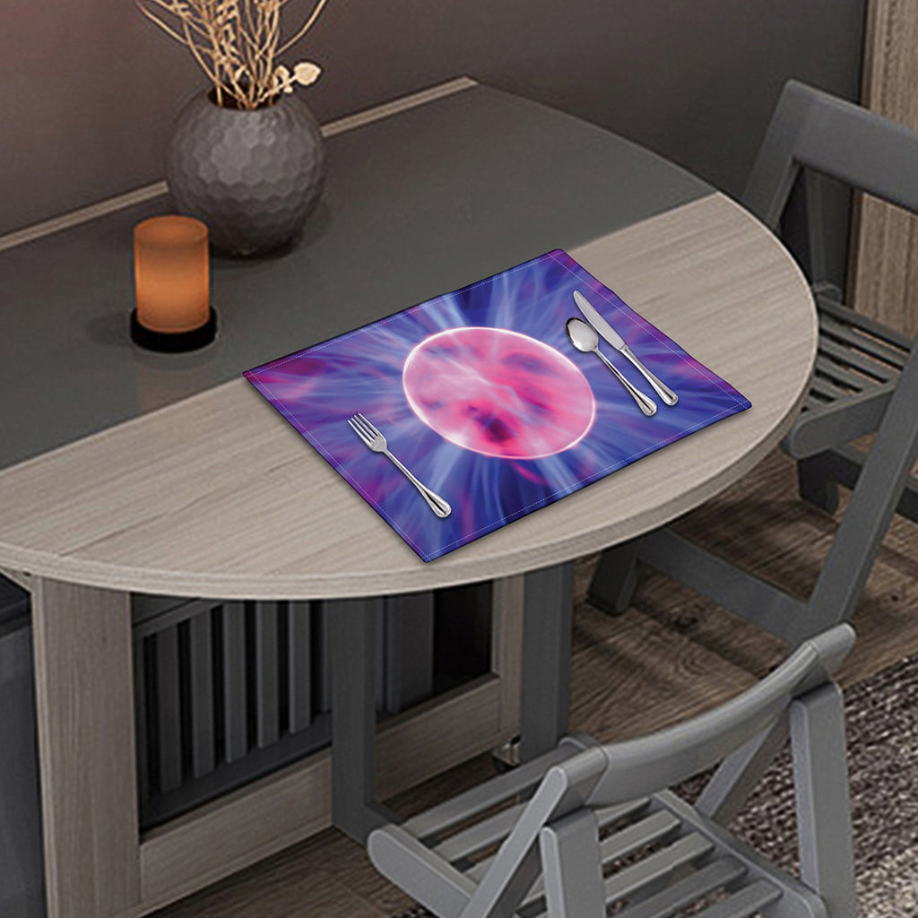 Purple Plasma Ball Print Placemat
