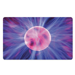 Purple Plasma Ball Print Polyester Doormat