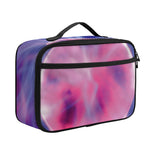 Purple Plasma Ball Print Portable Lunch Bag