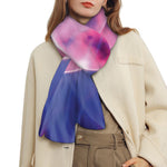 Purple Plasma Ball Print Scarf