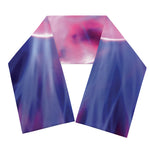 Purple Plasma Ball Print Scarf