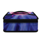 Purple Plasma Ball Print Small Lunch Bag