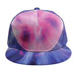Purple Plasma Ball Print Snapback Cap