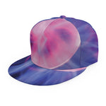 Purple Plasma Ball Print Snapback Cap