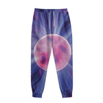 Purple Plasma Ball Print Sweatpants