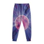 Purple Plasma Ball Print Sweatpants