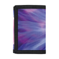 Purple Plasma Ball Print Trifold Wallet