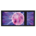 Purple Plasma Ball Print Trifold Wallet