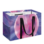 Purple Plasma Ball Print Utility Tote Bag