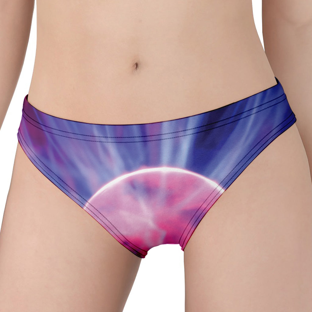 Purple Plasma Ball Print Women's Panties