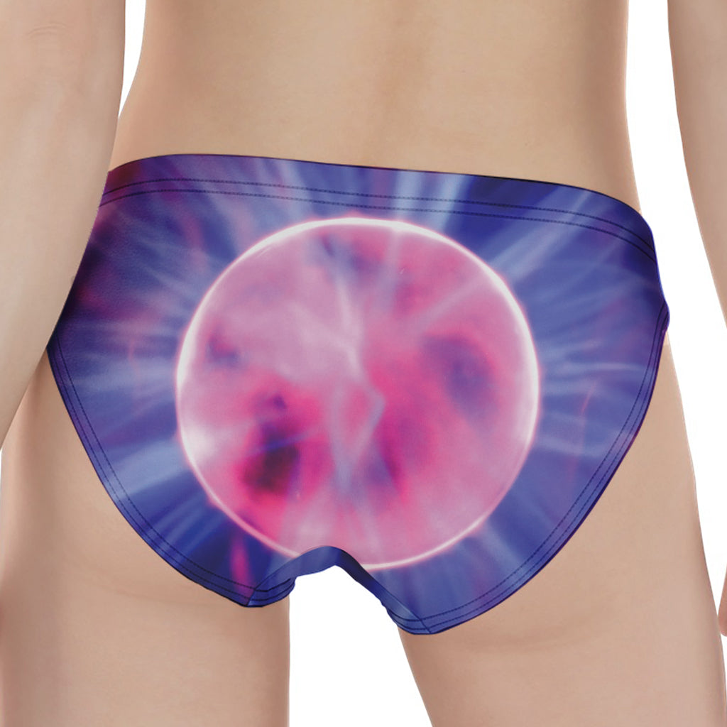 Purple Plasma Ball Print Women's Panties