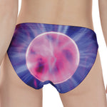 Purple Plasma Ball Print Women's Panties