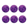 Purple Polygonal Geometric Print Coaster Set