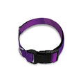 Purple Polygonal Geometric Print Dog Collar