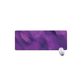 Purple Polygonal Geometric Print Extended Mouse Pad
