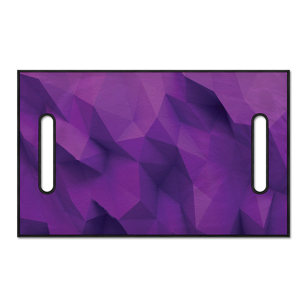 Purple Polygonal Geometric Print Golf Cart Seat Cover
