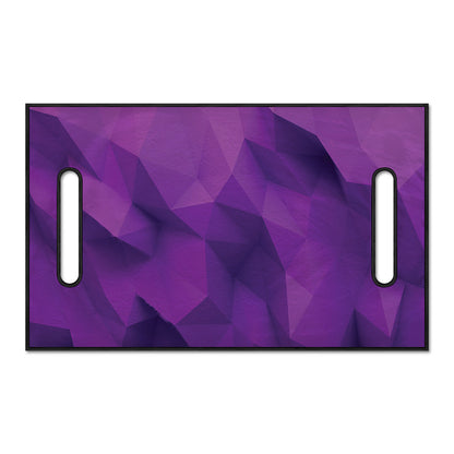 Purple Polygonal Geometric Print Golf Cart Seat Cover