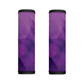 Purple Polygonal Geometric Print Handle Covers