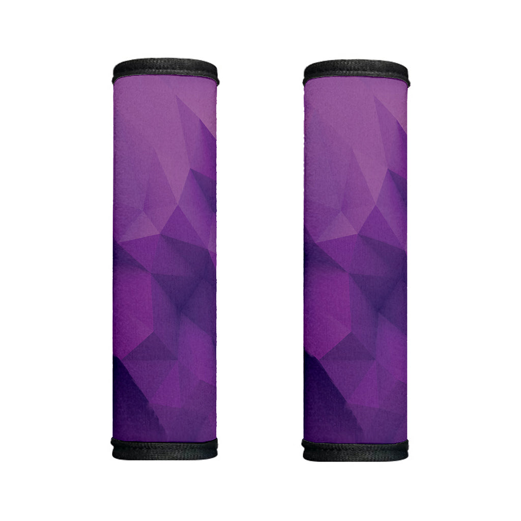 Purple Polygonal Geometric Print Handle Covers