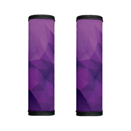 Purple Polygonal Geometric Print Handle Covers