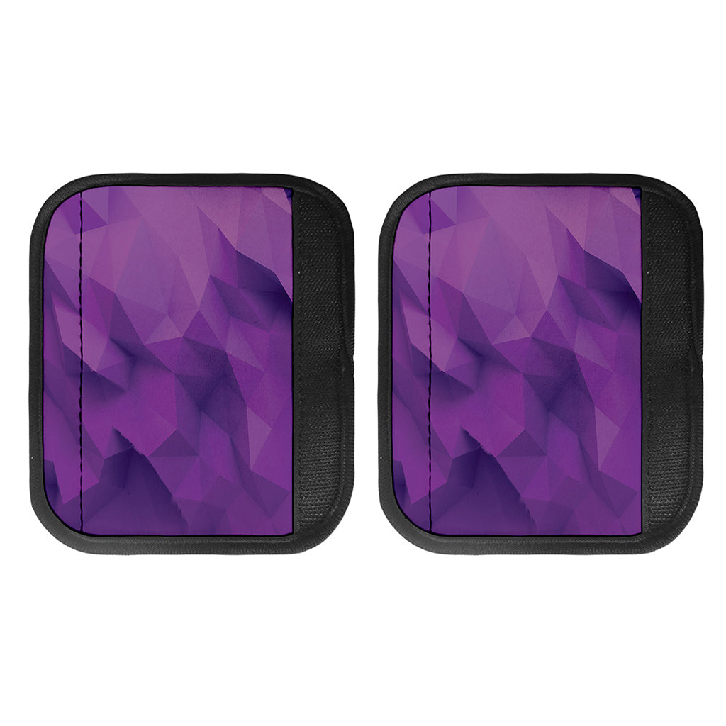 Purple Polygonal Geometric Print Handle Covers