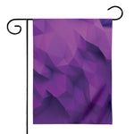 Purple Polygonal Geometric Print House Flag