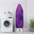 Purple Polygonal Geometric Print Ironing Board Cover