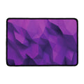 Purple Polygonal Geometric Print Kitchen Mat