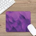 Purple Polygonal Geometric Print Mouse Pad